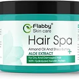 flabby skin care Flabby Hair Spa for Dry & Damaged Hairs | Rich in Shea butter & Almond | Soft & Smooth Hairs | For Men & Women | 400ML.-picture-32