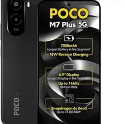 POCO M7 Plus 5G, Carbon Black (4GB, 128GB)-picture-24