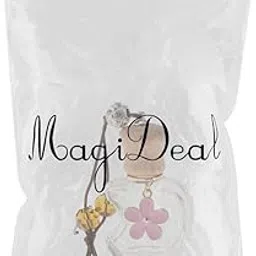 Empty Perfume Bottle Refillable Hanging Bottle Home Car Decor Pink Flower | Home Decor | Other Home Decor-image-6