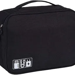 shivexim Polyester Electronic Accessories Organizer (Black_DIGITAL BAG)-picture-33