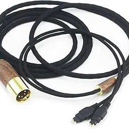 NewFantasia 10ft 4-pin XLR Balanced Cable 6N OCC Copper Silver Plated Cord Walnut Wood Shell Compatible with Sennheiser HD650, HD600, HD580, HD660S, HD58X, HD6XX Headphones-picture-15