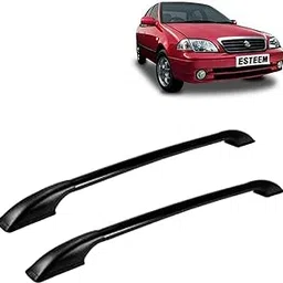 Vocado Black Car Drill Free Roof Rails for Maruti Esteem-image-49