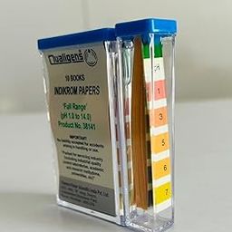 generic Qualigens Indikrom pH Test Papers, Full Range 1.0-14.0, 10 Books, Product No. 38141-picture-3