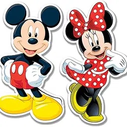 Regalocasila Fridge Magnet Mickey and Minnie Waterproof 2.5 in Glossy Acrylic Fun Comic Character Gift and Decoration Cartoon Theme Magnet Birthday Gifts Kids Girls Boys Gifts-picture-31