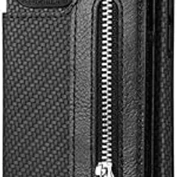 PANDORABOX Stick on Wallet for Phone Case, Credit Adhesive Card Holder for Back of Cases Flip Leather Zipper Sleeve Pouch Compatible with Most-picture-14