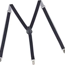 shopora Mens Suspenders Y Type Trousers Braces For Dress Pants Wedding Costume Party Dark Blue | Mens Accessories | Suspenders Braces-picture-24