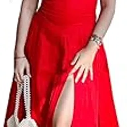 elyraa Women's Square Neck Corset Bustier Cotton Sundress-picture-30