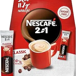 Nestle Nescafae 2in1 Classic Suger Free Coffee Cream (30x11.7g) Medium-picture-17