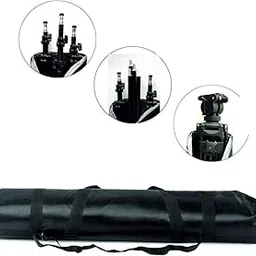 World of Needs® Light Stand Carry Bag/Case Supports Camera Tripod, Backdrop of Filming equipment's (Black) image 1