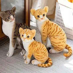 Babique Cat Realistic Plush Toys Soft Toys Stuffed Animals Cute Kids Birthday Animal Baby/Boys/Girls Assorted (Pack 1) (30 Cm)-picture-23