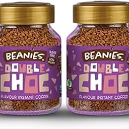 Beanies Double Chocolate Flavour Instant Coffee, 50g | Smooth, Velvety Taste | Naturally Flavoured | 100% Australian | Freeze- dried | Vegan | Nut-free | For Chocolate Lovers | Pack of 2-picture-40