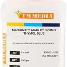 TM MEDIA - MacCONKEY AGAR W/BROMO THYMOL BLUE (100 gm)-picture-69
