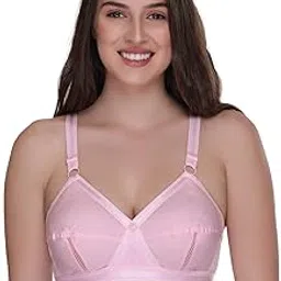 sona Women's Perfecto Cotton Full Coverage Non-Padded Wirefree Everyday Bra Side Support Shaper (Pack of 1)-picture-13