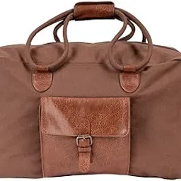 mona b 30L Travel Duffle Bag for Men and Women with Adjustable Shoulder Strap - Chocolate-picture-17