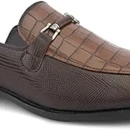 sir corbett Back Open Loafers for Men | Ethnic Mules Backless Lofer |Half Lofer | Backless Lofar-picture-14
