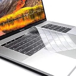 Keyboard Skin for MacBook Pro 15 inch 2017/2018 Clear Keyboard Protector Keyboard Skin Model - A1707/A1990, TPU Clear-picture-31