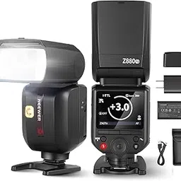 NEEWER Z880-N 2.4G i-TTL Camera Flash Speedlite for Nikon, Upgraded UI, Adjustable Modeling Lamp, TTL/M Quick Switch TCM Key, 76Ws Speedlight 1/8000s HSS 7.4V/2600mAh Battery 480 Full Power Flash-picture-10