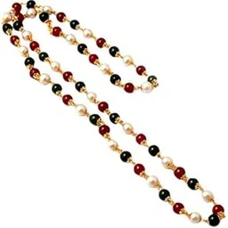 jewar mandi Chain Pearl Polki Ad Cz Matar Mala Multi-Color Round Beads Crystal Long Size Daily Use Jewelry For Women & Girls-picture-34