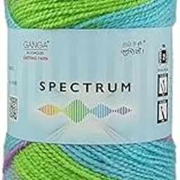 Ganga Olivia Double Knit Yarn Supersoft Knitting Dark Green colour wool ball, Hand Knitting and Crochet Yarn. Oekotex Class 1 Certified. Pack of 2 Balls - 100gms Each. For Craft, baby wear, blankets, ponchos mufflers, caps,needle crochet hook thread.. ;-picture-55