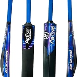 Artino BTX Heavy Duty PVC/Plastic Cricket Bat, Full Size(34" x4.5Inch) for All Age Group with Soft Cricket Ball (800-850 g)-picture-21