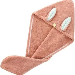 SKISUNO Bunny Tail Hair Drying Cap Dry Hair Hat Fast Drying Suitable for Women Men-picture-15