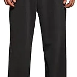 campus sutra Men Trousers | Straight Fit, Pleated Front, Mid Rise | Durable Polyester Spandex Blend, Smooth Texture, Casual & Office Wear | Button & Zip Closure, Turned-Up Hem-picture-11