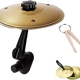 Car Drum Air Vent Car Cymbal Air Vent Mini Drum Crash Cymbal For Car Vent (Gold)-picture-14