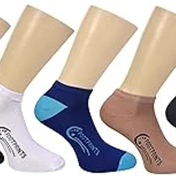 footprints Organic Cotton and Bamboo Ankle Socks - Unisex- Pack of 5 Pairs-picture-21