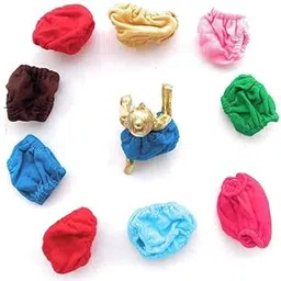 Laddu Gopal Ji Nappy with Grip for Size 0 & 1 / (Combo - Set of 10), CHADDI for Laddu Gopal Ji Dress (Cotton)-picture-33