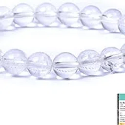 gfg Clear Quartz Sphatik Bracelet – Natural Healing Crystal for Energy Amplification, Clarity & Spiritual Growth | 100% Natural | Lab-certified | For Men, Women, Boys, Girls-picture-19