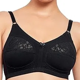 maroon Black Women Cotton Lycra Full Coverage Seamed No Bounce, Non-Wired, Non-Padded 5003 Everyday Bra-picture-41