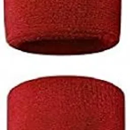 SportsFitt Sweatband Wrist Band/Wrist Support for Gym and Sports (One Pair)(Maroon)-image-34