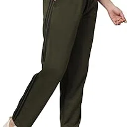 uzarus CozyStride Women's Regular Fit Heavy Weight Fleece-Lined Winter Track Pants-picture-49