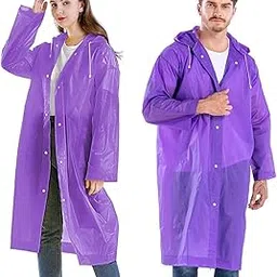Raincoat Purple For Adult Multicolor, Free Size-picture-17