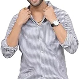 dusty soul Men's Warm Dyed Full Sleeve Stripe Shirt | Men Casual Shirt-picture-28
