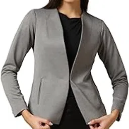 tahvo Women Single Breasted Blazer Twill Fabric image 1