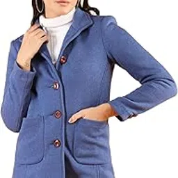 chkokko Winter Wear Single Breasted Stylish Coat Blazer for Women image 1