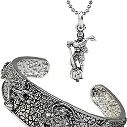 Combo Silver Religious Spiritual Design Metal Hindu God Lord Mahabali Bajrangbali Sankat Mochan Hanuman Ji Kada With Pendant Locket And Hand Cuff Wrist Bangle Adjustable Half Bracelet Unisex-image-15