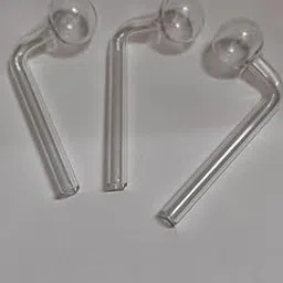 LEAHANA - I M POSSIBLE 4 INCH Clear Oil Shooter Hand Pipe Smoking Pipe Oil Burner(Pack of 3)-picture-66