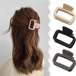 Kidzoo Medium SQUARE HAIR CLIPS for Women 2.4 Inch for Thick Thin and Medium Hairs -Cute Hair Clips for Women Girls Hair Accessories-picture-17