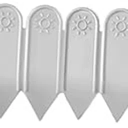 VELURA Garden Fence Border with Stake Lightweight Decorative Fence|1X Garden Fence|Edging & Borders-picture-23