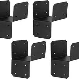 4 Pieces Post Anchor Connector Mending Plate for Furniture Pavilions Pergola 8.9Cm | Home & Garden | Home Improvement | Building & Hardware | Nails Screws & Fasteners | Braces & Brackets-picture-10