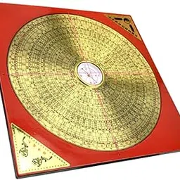 Yardwe Feng Shui Compass Luo Pan Chinese Ancient Chinese Compass Traditional Handheld Compass Yin Yang Ba Gua Baguas for Good Luck Home Planning Decoration-picture-66