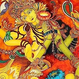 TULIP N TURTLE Mural Ardhanareeshvara Diy Acrylic Paint By Number Kit For Beginner Number Painting Kit Painting By Number. Wall Decoration Diy Painting Kit,Multi-Coloured-picture-21