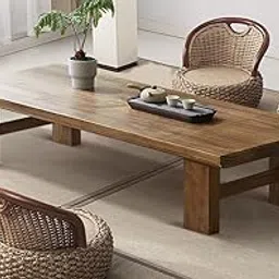 X went Japanese Style Sheesham Wood Coffee Table for Living Room, Dining Room, Bedroom, Kitchen, Office Home Decor Size Off (80x50x38)-picture-25