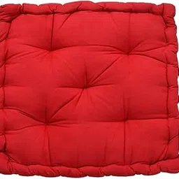 ROSSLYN Square Floor Cushion for Pooja Room Sitting,Sofa Sitting,Back Support,Floor Sitting etc.Size-40x40x8 cm (RED)-picture-56