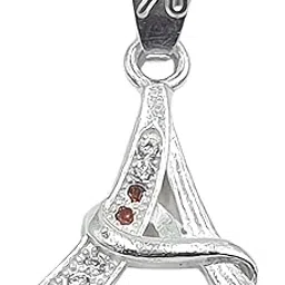 sahiba gems Pure Silver Initial A Letter Pendant With Sparkling Cz, Silver Alphabet Pendant, Birthday Gift pendant for Men and Women-picture-29