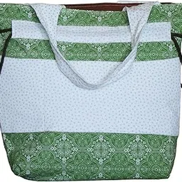 Kadambaby - Trendy and Washable Large Baby Diaper Bags. Travel and Hand Bag (Green)-picture-13