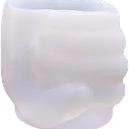 Club Bollywood®Silicone Vase Pen Holder Mold Epoxy Resin Flower Pot Mould Crafts Making Right Hand Fist|Crafts | Multi-Purpose Craft Supplies |1 Piece Pen Holder Vase Mold-image-50