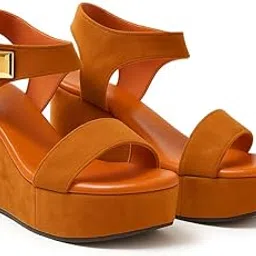 gg360 Women’s Platform Wedge Heels Sandals – Suede Block Heel | Trendy Party Use & Casual Comfort Footwear 5007-5056-5168-picture-11